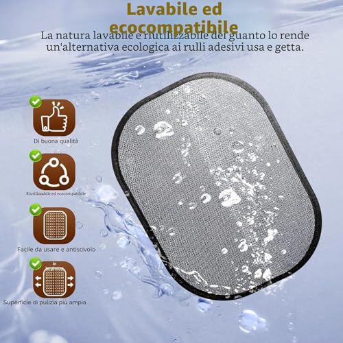 Petuf -Guanti Magnetici per Peli di Animali