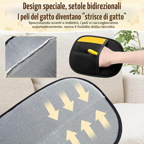 Petuf -Guanti Magnetici per Peli di Animali